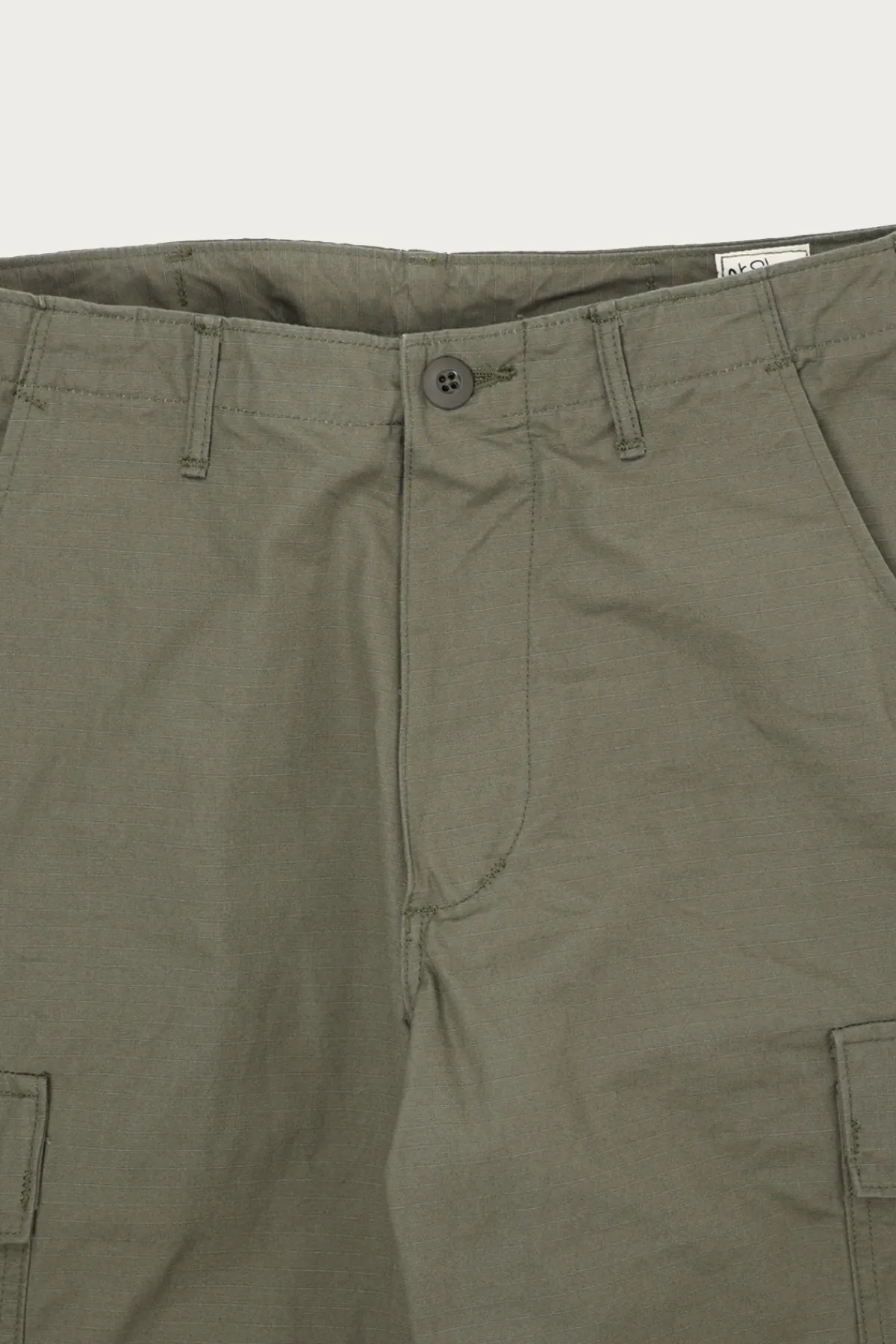 orSlow Vintage Fit 6 Pocket Cargo Pant - Olive Ripstop< Pants