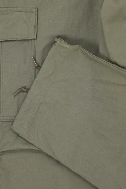orSlow Vintage Fit 6 Pocket Cargo Pant - Olive Ripstop< Pants