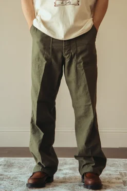 orSlow Vintage Fit Fatigues - Dark Olive< Pants