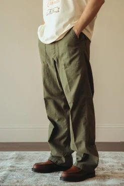 orSlow Vintage Fit Fatigues - Dark Olive< Pants