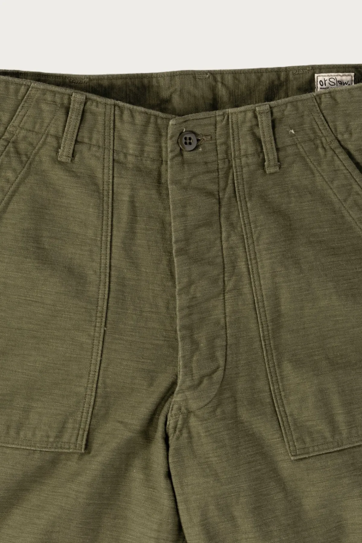 orSlow Vintage Fit Fatigues - Dark Olive< Pants