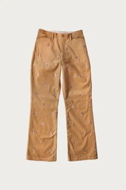 Kapital 8W Corduroy Embroidered Duck FRISKO Pants - Beige< Pants