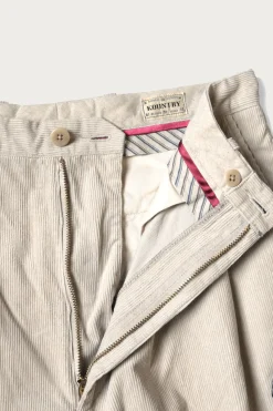 Kapital 14W Corduroy IVY Pants (Memorial Paint Model) - Beige< Pants