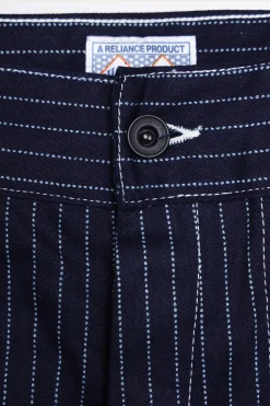 The Real McCoys Wabash Work Trousers - Indigo< Pants