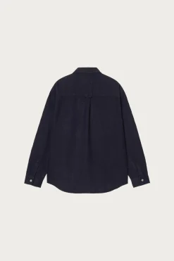 Carhartt Work In Progress Walter Shirt Jacket - Garment Dyed Dark Navy< Coats, Jackets, And Vests