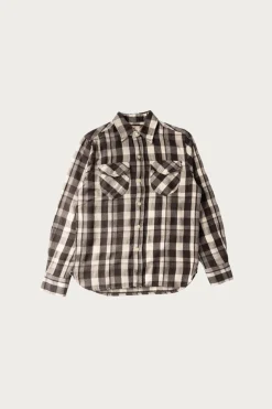 Wythe Washed Flannel Workshirt - Night Pitch< Shirts