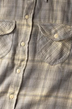 Wythe Washed Flannel Workshirt - Late Frost< Shirts