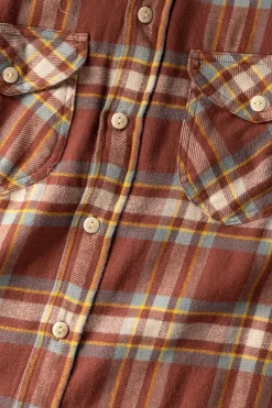Wythe Washed Flannel Workshirt - Autumn Rust< Shirts