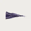 Kapital WASHER Crinkle Silk Neckerchief (PECOS Paisley) - Purple< Accessories