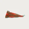 Kapital WASHER Crinkle Silk Neckerchief (PECOS Stripe) - Red< Accessories