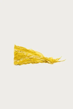Kapital WASHER Crinkle Silk Neckerchief (PECOS Paisley) - Yellow< Accessories