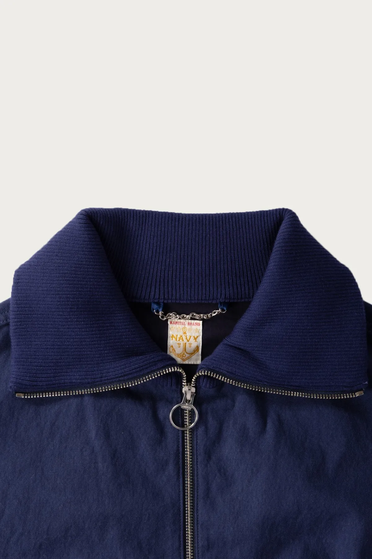 Kapital Water-Repellent Canvas ZIP-UP Blouson - Navy< Coats, Jackets, And Vests