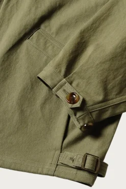 Kapital Water-Repellent Canvas ZIP-UP KAYAK PAW-PAW Blouson - Khaki< Coats, Jackets, And Vests