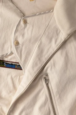Kapital Water-Repellent Canvas ZIP-UP Blouson - Natural< Coats, Jackets, And Vests