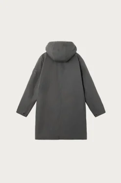Stone Island Weatherproof Cotton Canvas Parka - Grey< Coats, Jackets, And Vests