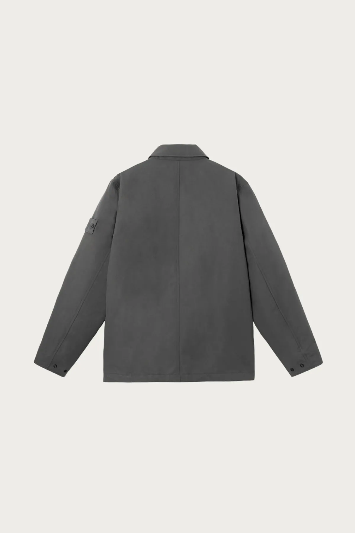 Stone Island Weatherproof Cotton/Canvas Jacket - Grey< Coats, Jackets, And Vests