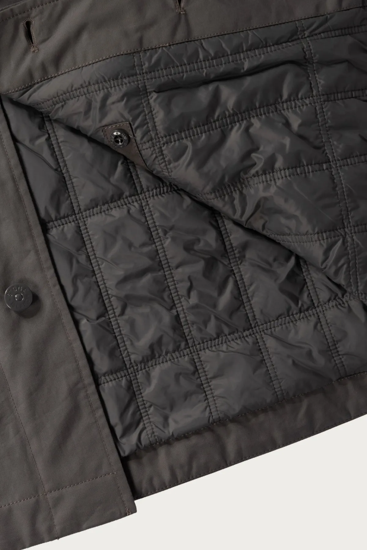 Stone Island Weatherproof Cotton/Canvas Jacket - Grey< Coats, Jackets, And Vests