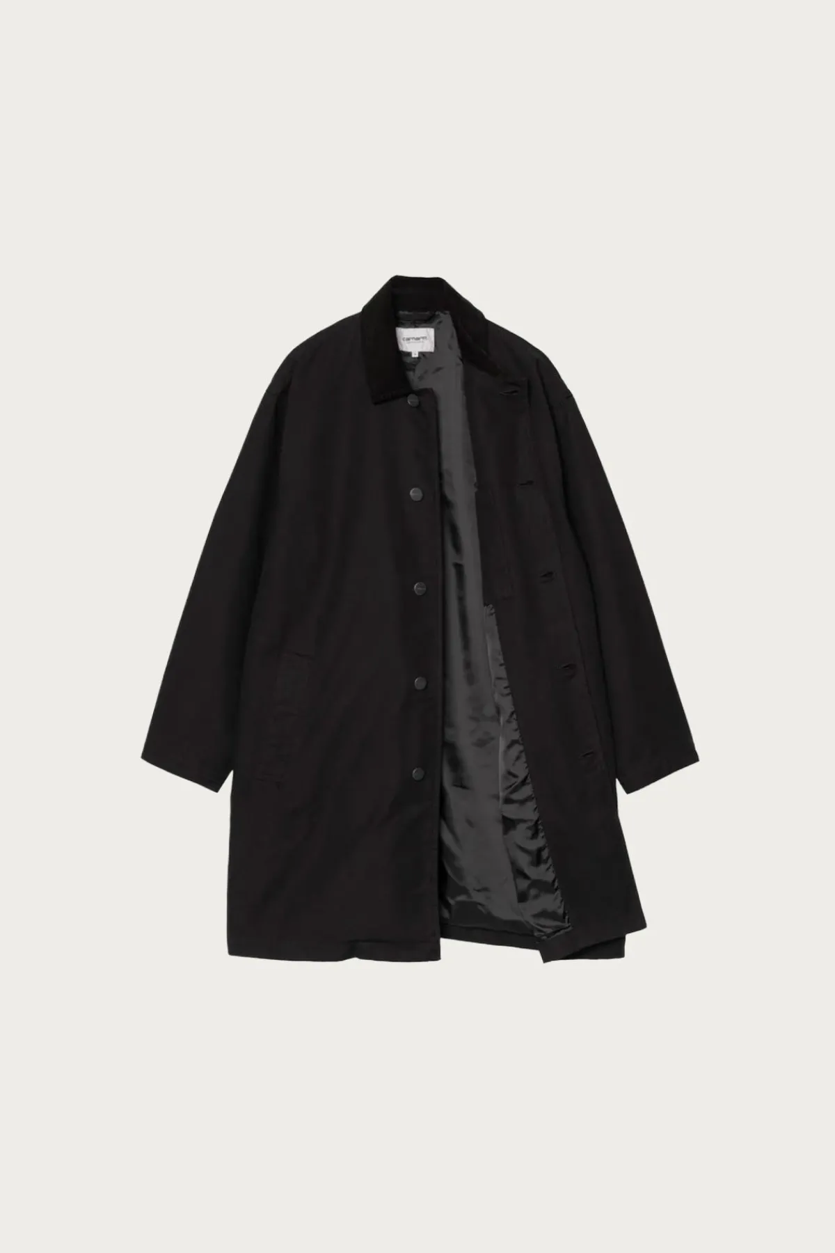 Carhartt Work In Progress Webster Coat - Black/Black Rinsed< Coats, Jackets, And Vests