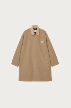 Carhartt Work In Progress Webster Coat - Leather/Leather Rinsed< Coats, Jackets, And Vests