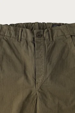 orSlow Wide Fit French Work Pants - Army Green< Pants