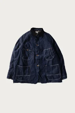 orSlow Wool Liner Relax Fit Denim Coverall - One Wash< Coats, Jackets, And Vests