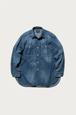 Beams Plus WORK 8oz Denim - Used< Shirts