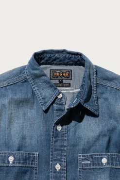 Beams Plus WORK 8oz Denim - Used< Shirts