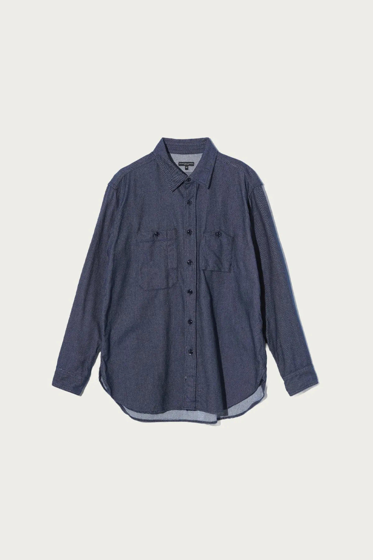 Engineered Garments Work Shirt - Indigo Cotton Denim Flannel< Shirts