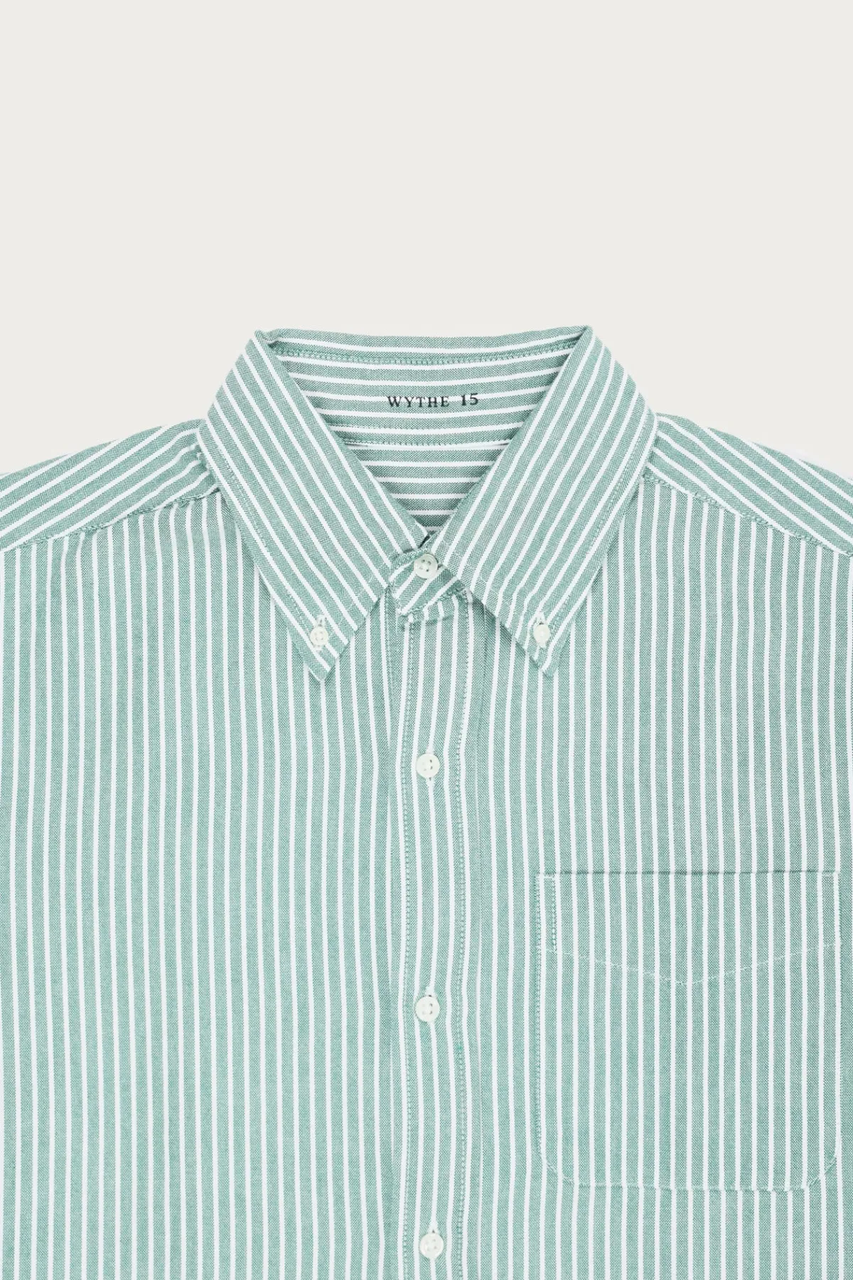 Wythe Oxford - Evergreen Stripe< Shirts