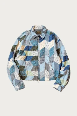 Kapital YABANE Quilt Patchwork Drizzler JKT - Indigo< Coats, Jackets, And Vests