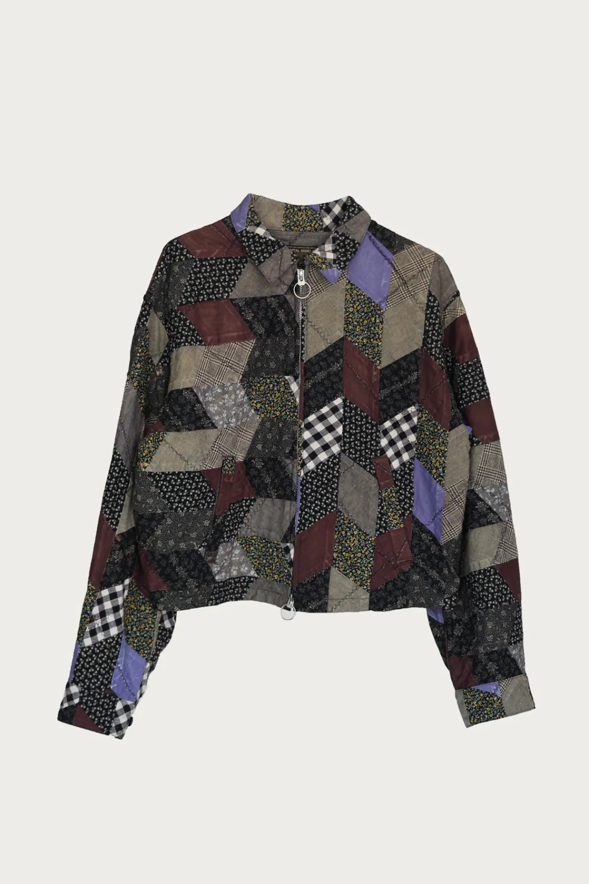 Kapital YABANE Quilt Patchwork Drizzler JKT - Black< Coats, Jackets, And Vests