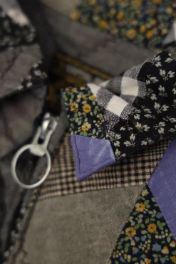 Kapital YABANE Quilt Patchwork Drizzler JKT - Black< Coats, Jackets, And Vests
