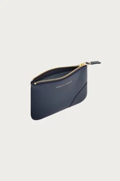 Comme des Garçons WALLET Zip Wallet - Navy< Accessories