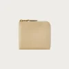 Comme des Garçons WALLET Zip-Around Wallet - Off White< Accessories