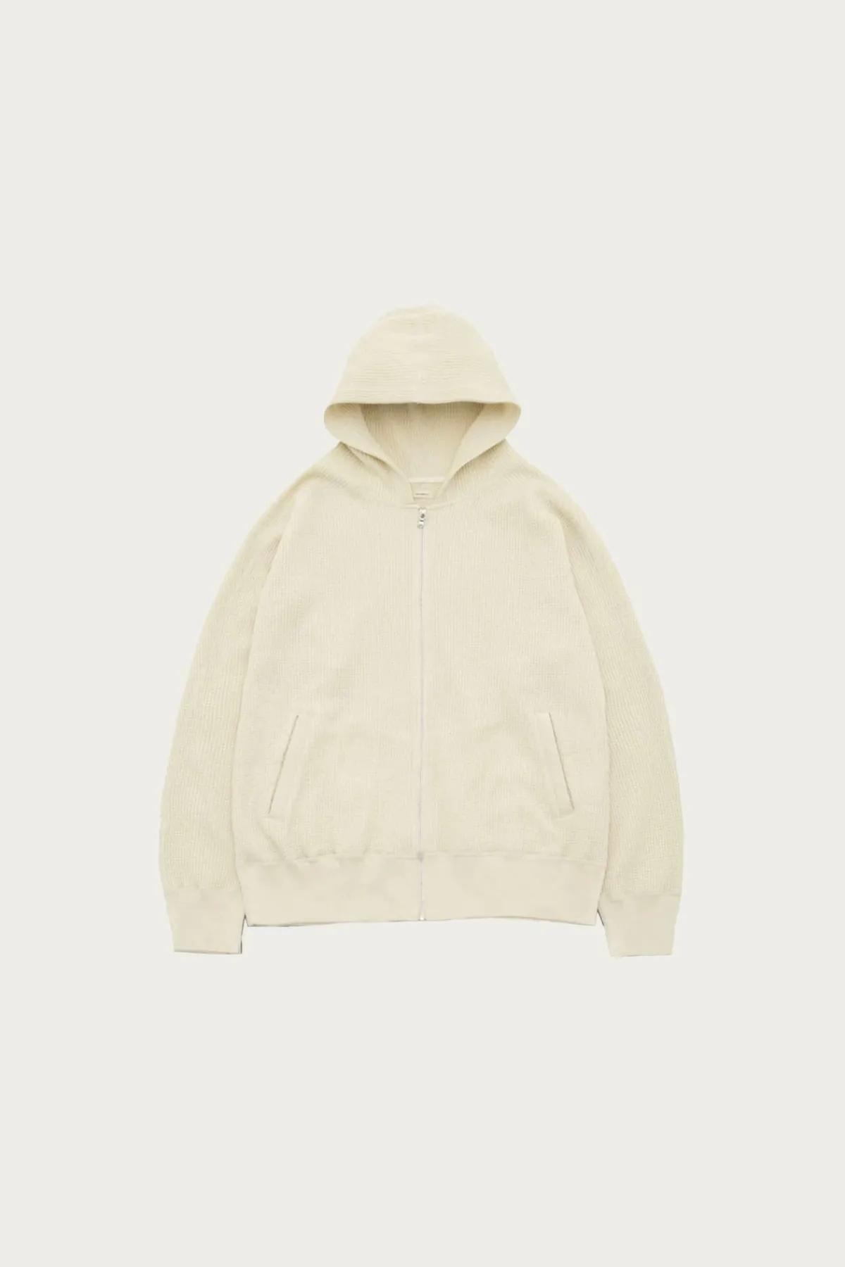 nanamica Zip-Up Thermal Hoodie - Natural< Tees And Sweats